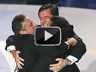 Jon Stewart, Stephen Colbert and Steve Carell